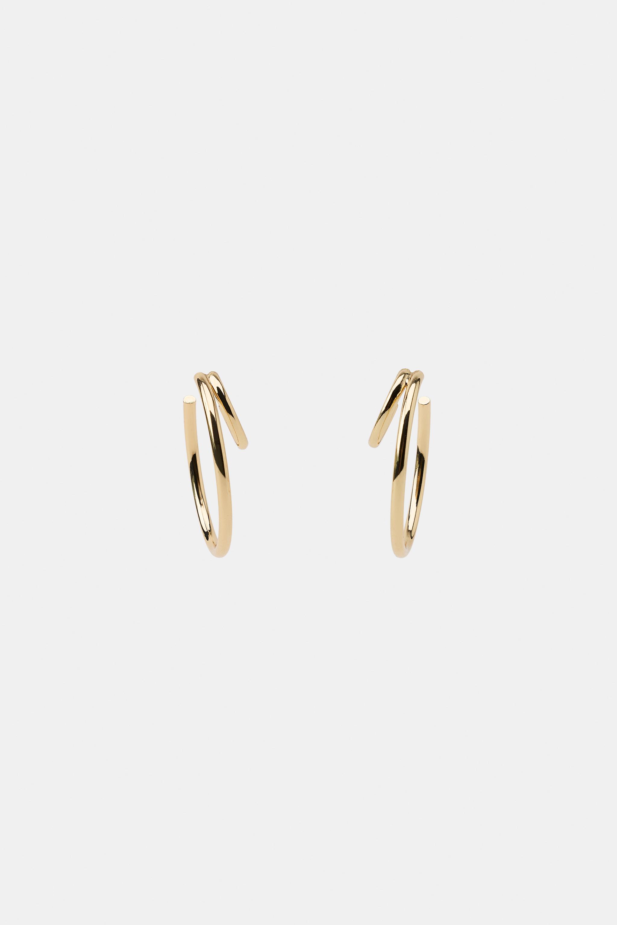 DOUBLE HOOP EARRINGS